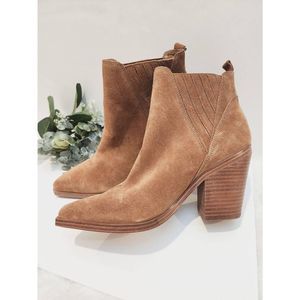 Marc Fisher Alva Bootie Tan 7.5